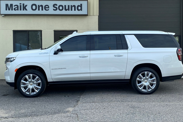 Chevrolet 2024 Suburban with professional window tint in North Bay